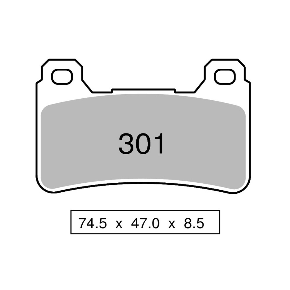 Pastiglie freno anteriori Brenta ceramiche per HONDA VFR 800 F 2014-2016