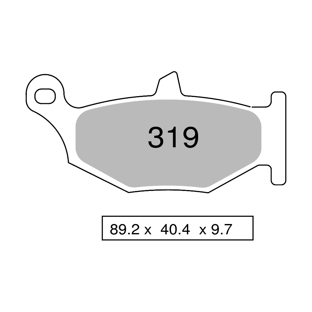 Pastiglie freno posteriori Trofeo Sinterizzate per SUZUKI GSX-R 600 2006-2010