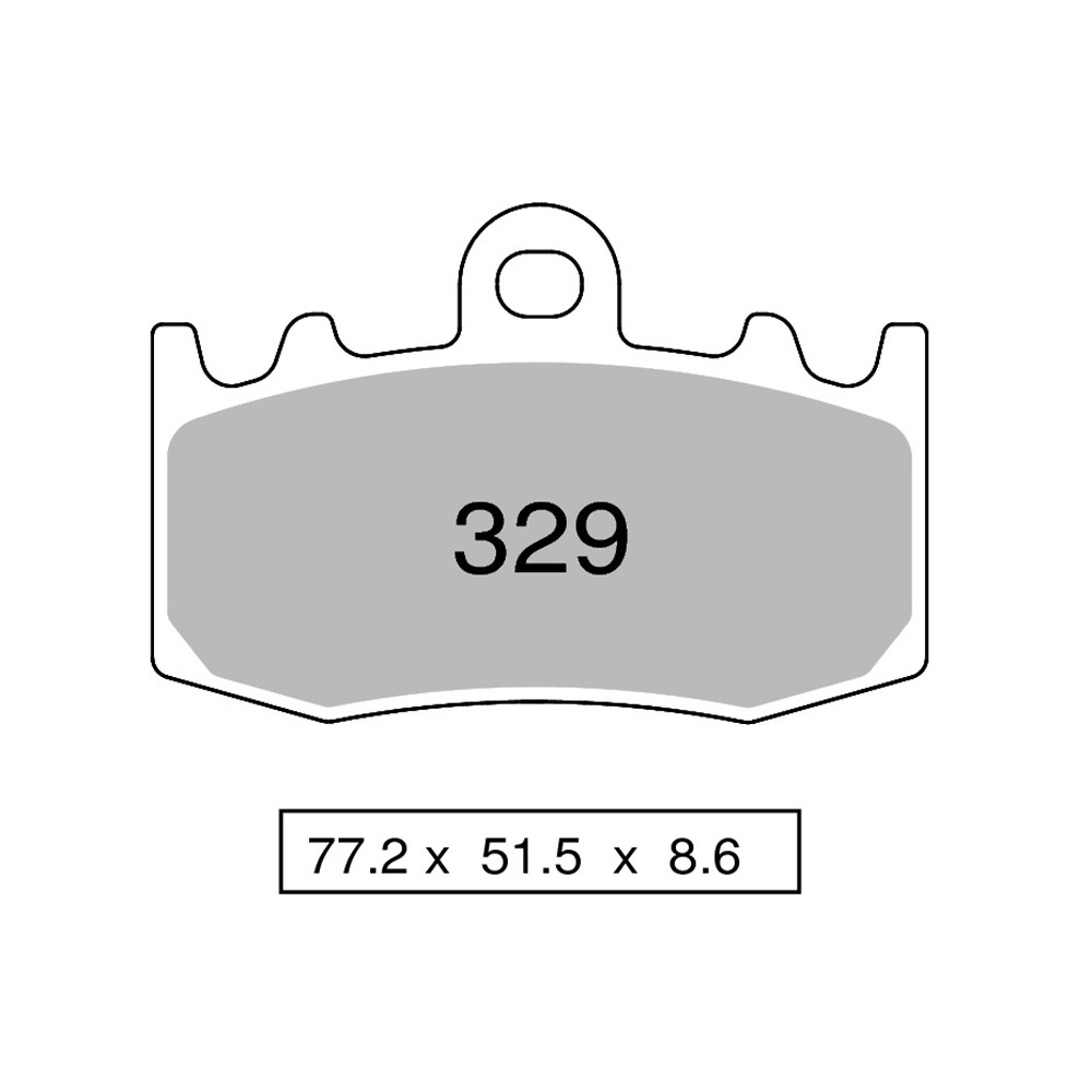 Pastiglie freno anteriori Trofeo Organiche per BMW R 1200 RT 2005-2013
