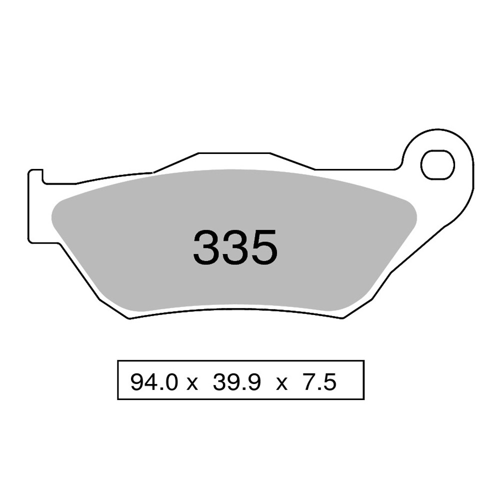 Pastiglie freno anteriori Trofeo Organiche per YAMAHA X MAX 125 2006-2009