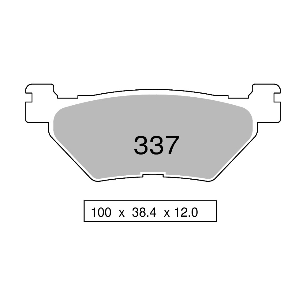 Pastiglie freno posteriori Trofeo Sinterizzate per YAMAHA T-MAX 530 2012-2019