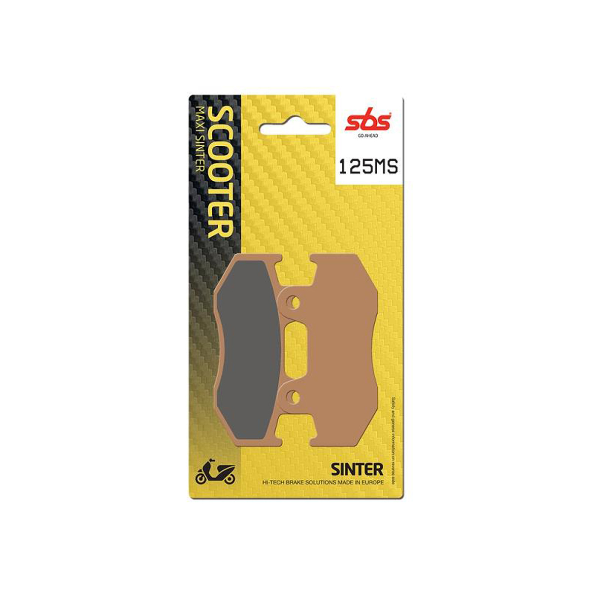 Set pastiglie freno anteriori SBS serie MS per HONDA DYLAN 150 2002-2006