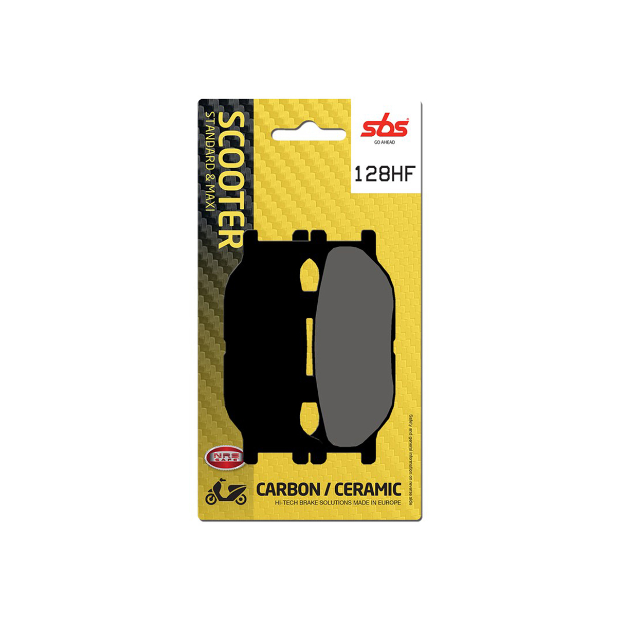 Set pastiglie freno anteriori SBS serie HF scooter per YAMAHA MT-03 660 2006-2013