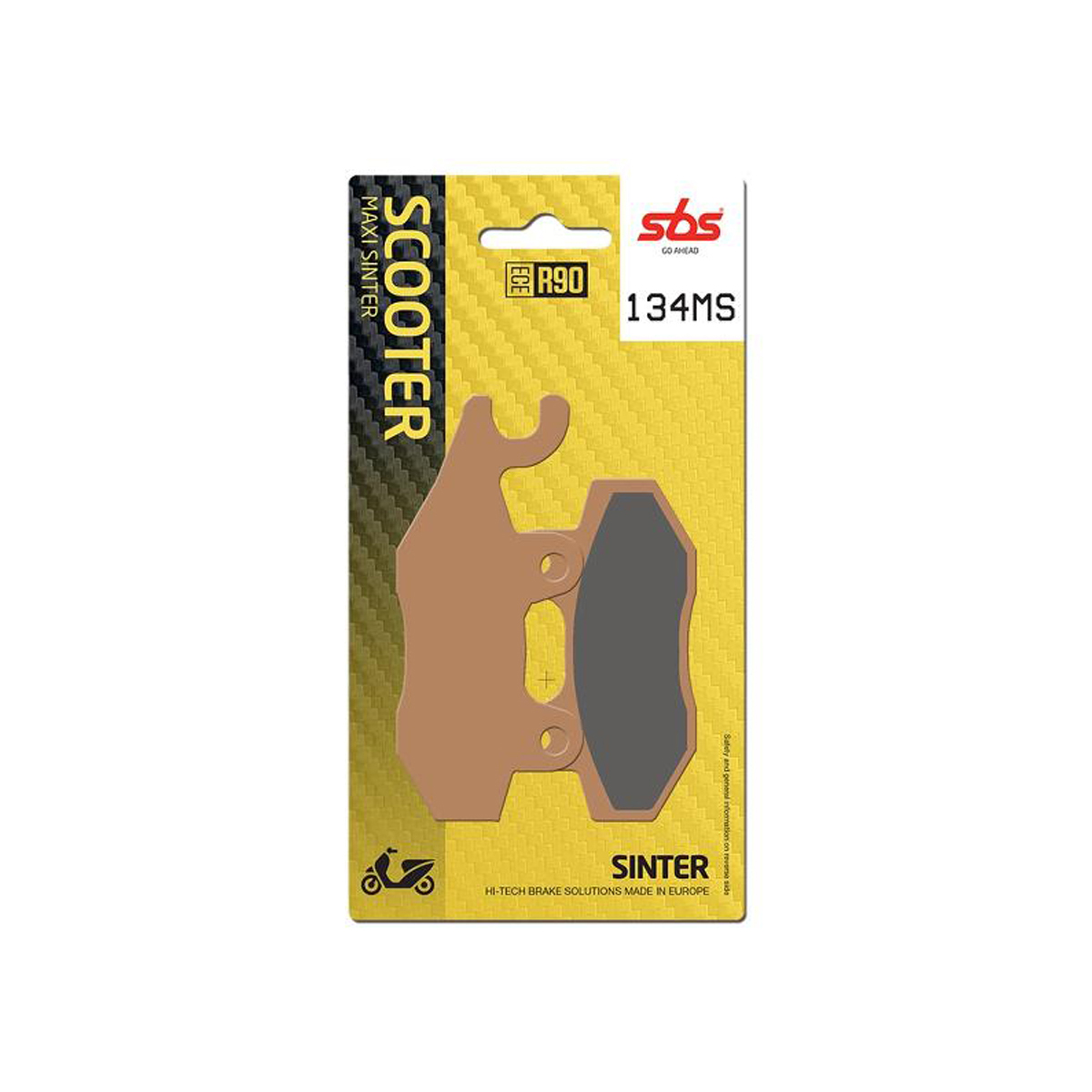 Set pastiglie freno anteriori lato destro SBS serie MS per BENELLI CAFFE' NERO 250 2008-2012