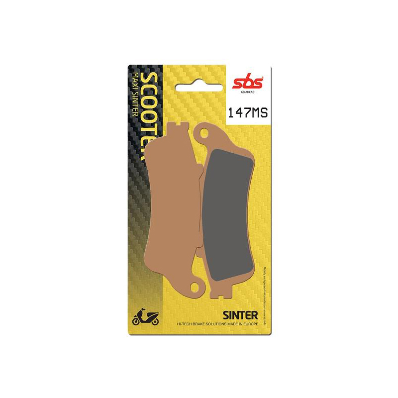 Set pastiglie freno anteriori SBS serie MS per HONDA FORESIGHT 250 1997-2006