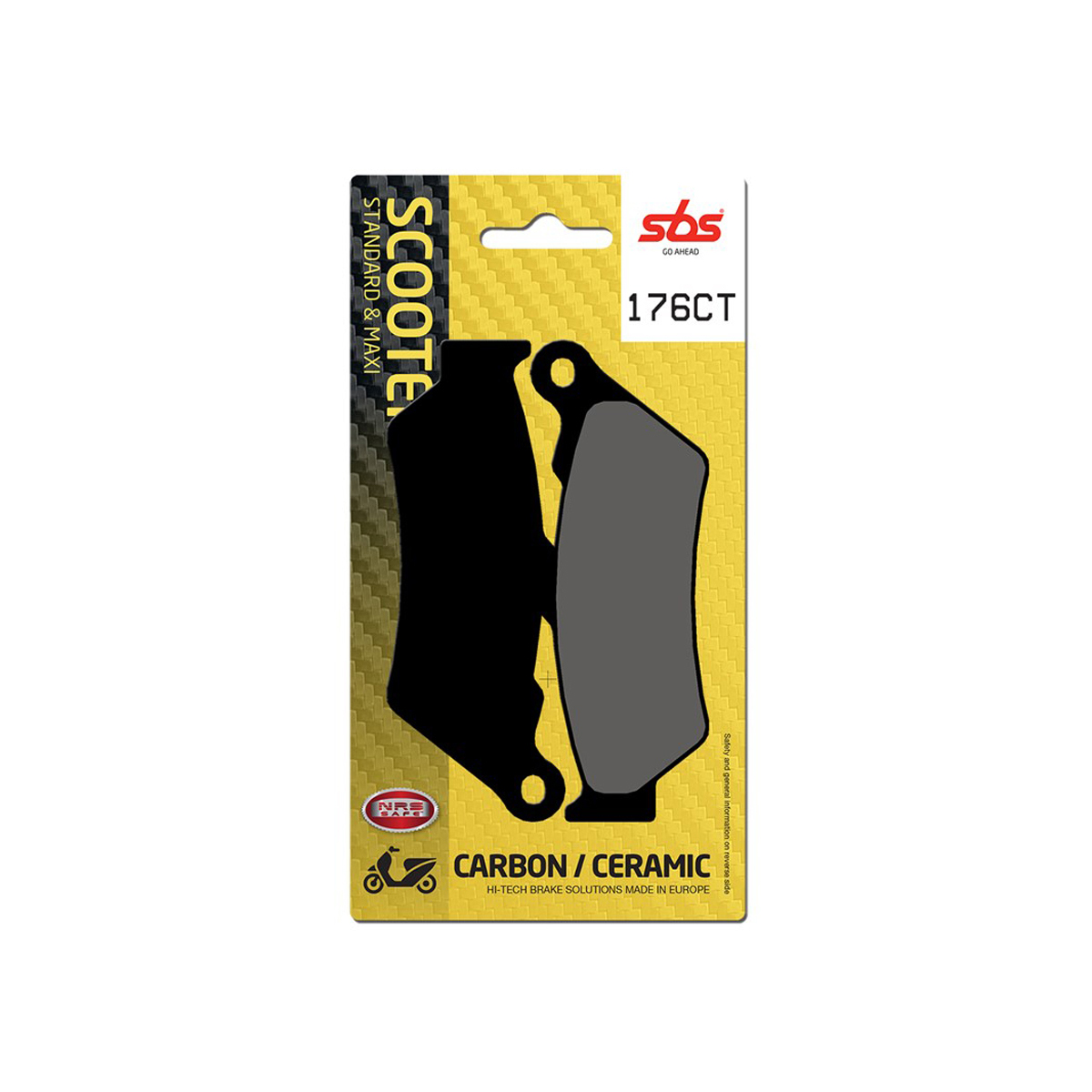 Set pastiglie freno posteriori SBS serie CT per DUCATI DIAVEL 2019-2022