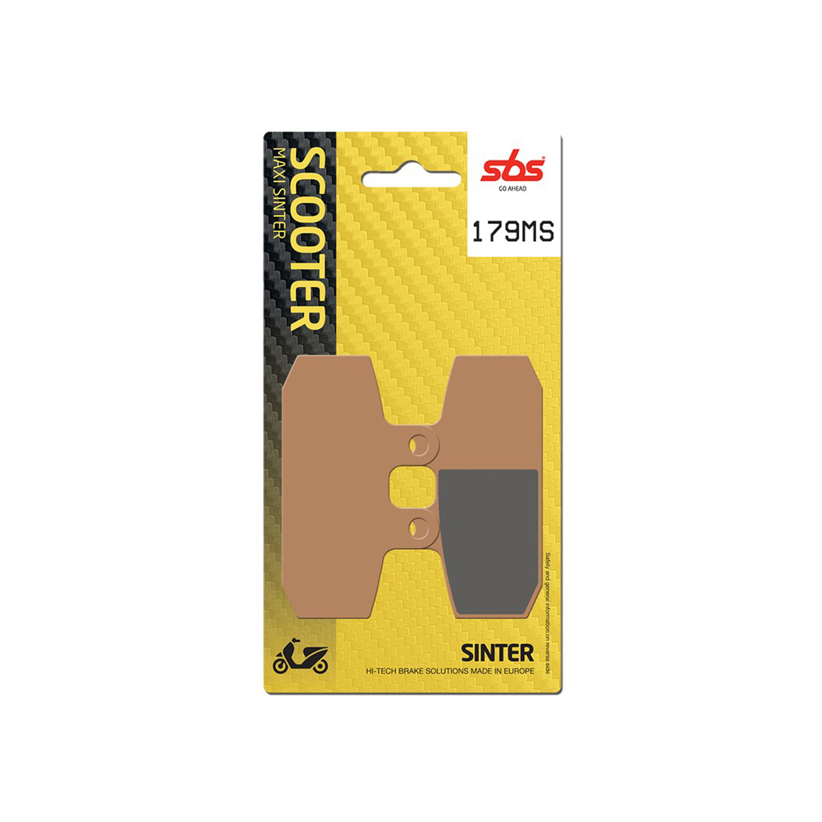 Set pastiglie freno anteriori lato destro SBS serie MS per APRILIA ATLANTIC 500 2001-2004