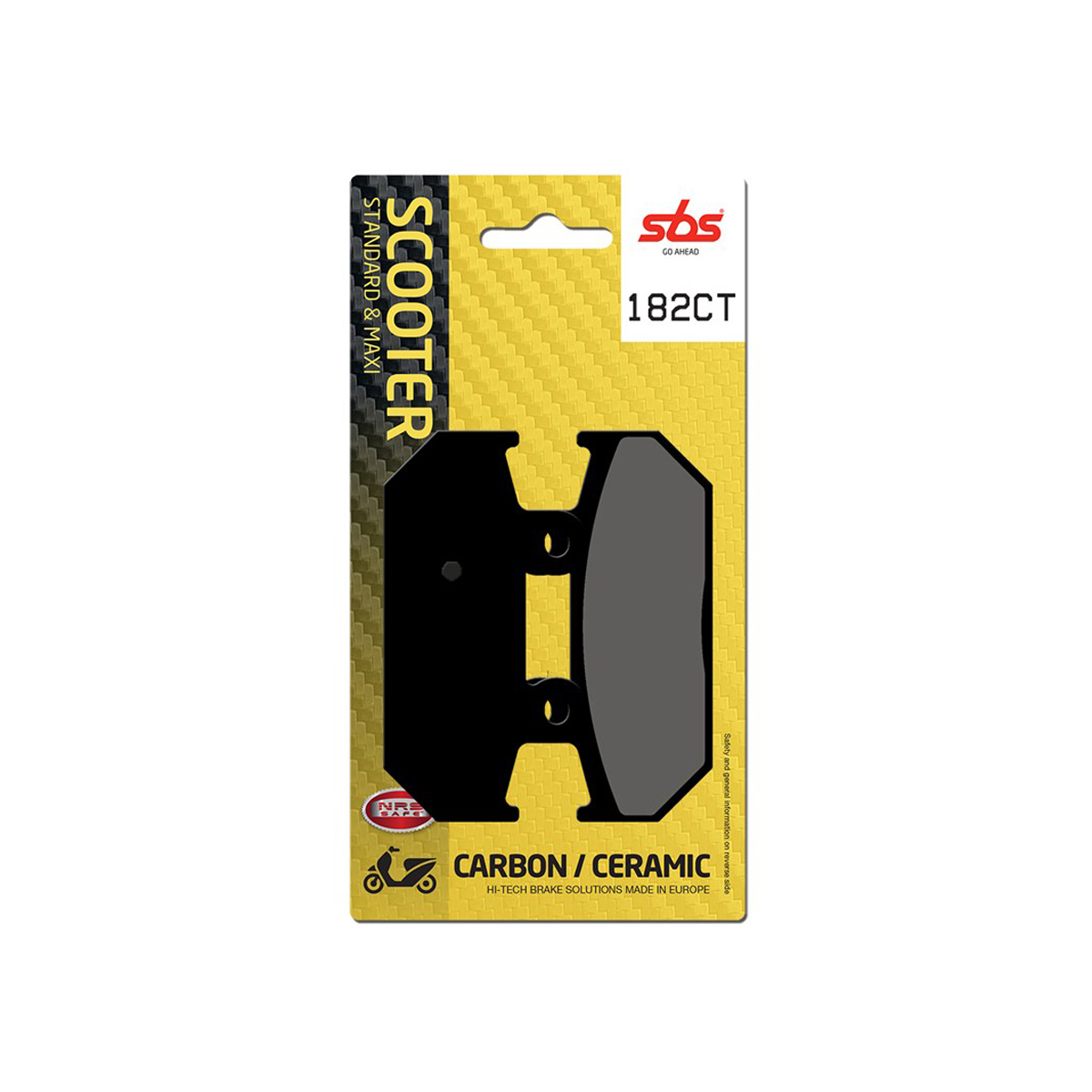 Set pastiglie freno posteriori SBS serie CT per SUZUKI BURGMAN 650 AN 2002-2019
