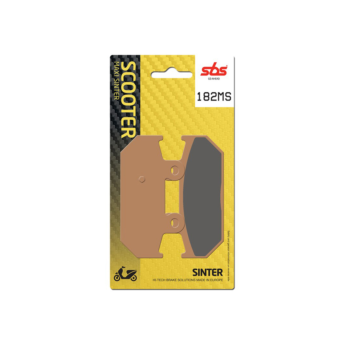 Set pastiglie freno posteriori SBS serie MS per SUZUKI BURGMAN 650 AN 2002-2019