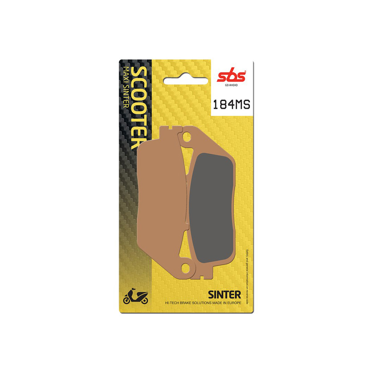 Set pastiglie freno posteriori SBS serie MS per HONDA SW-T 600 2010-2014