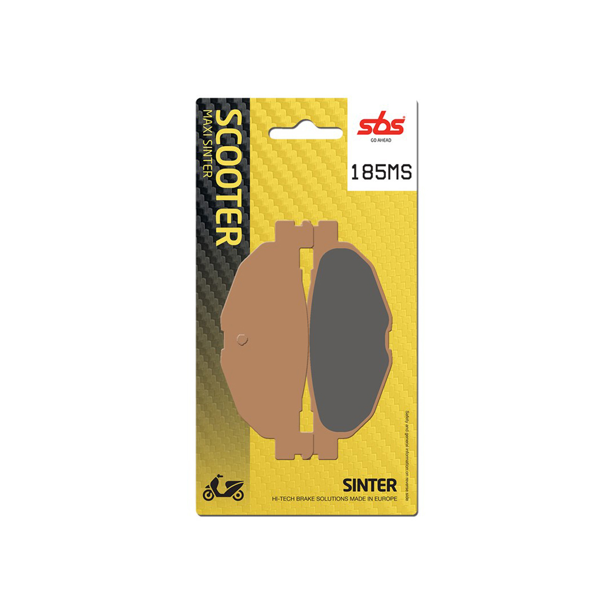 Set pastiglie freno posteriori SBS serie MS per YAMAHA T-MAX 500 2004-2007