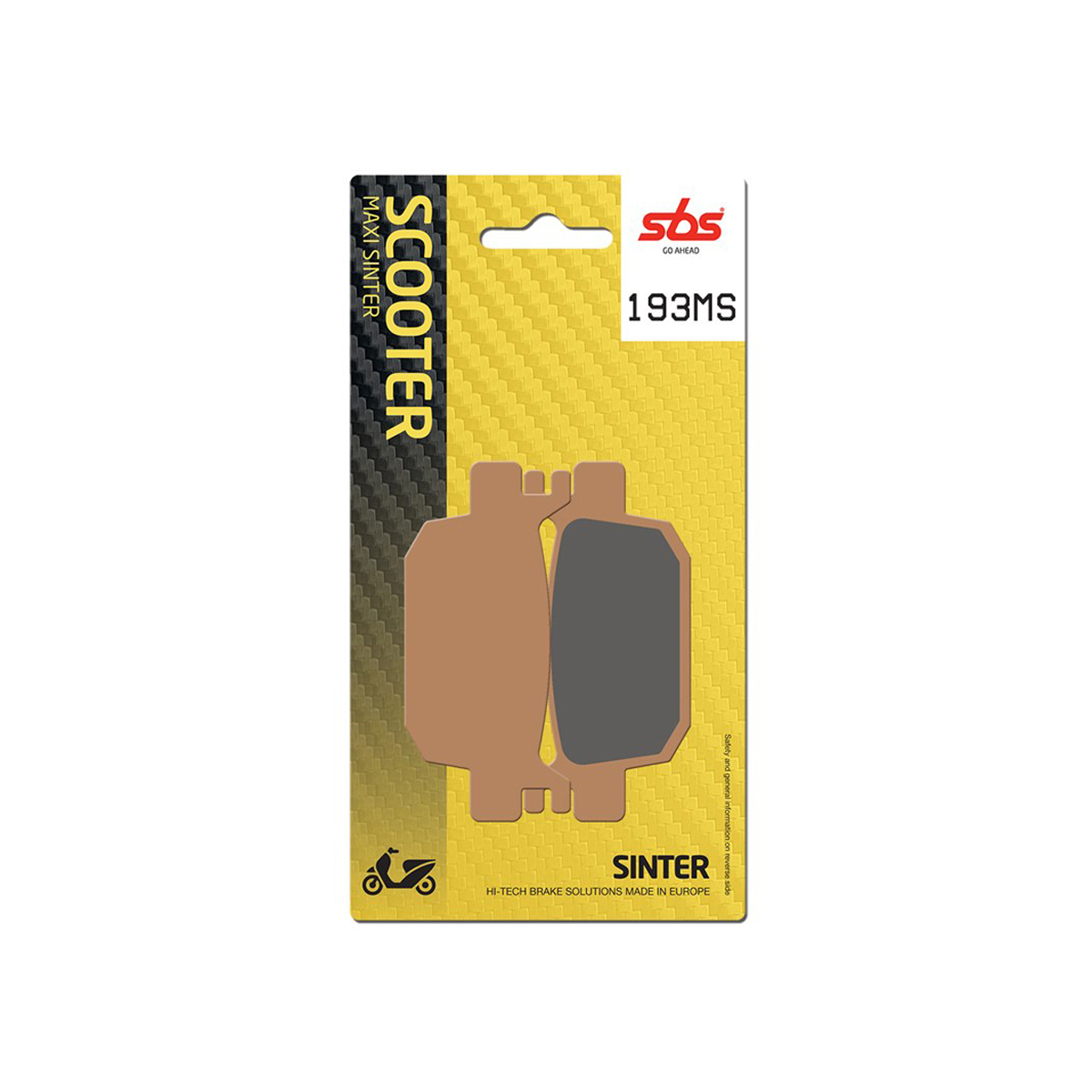 Set pastiglie freno posteriori SBS serie MS per BENELLI LEONCINO 500 2018-2023