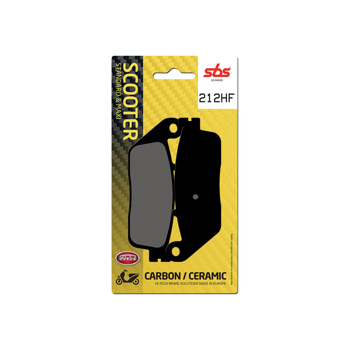 Set pastiglie freno posteriori SBS serie HF per KYMCO MYROAD 700 2011-2015