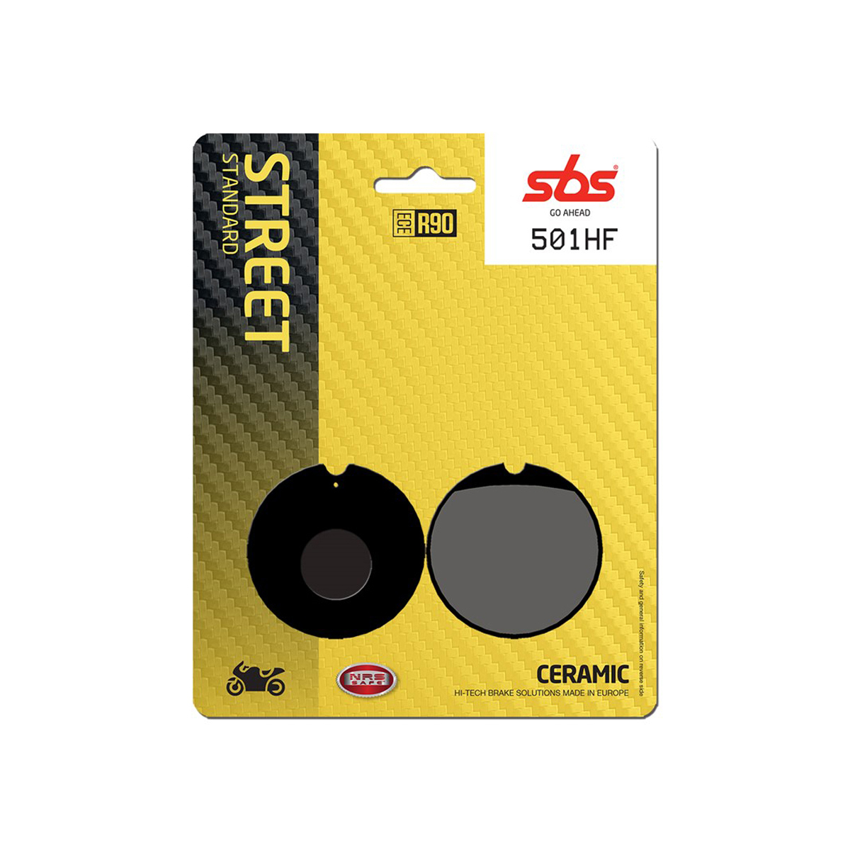 Set pastiglie freno anteriori SBS serie HF per HONDA CB 450 1972-1976