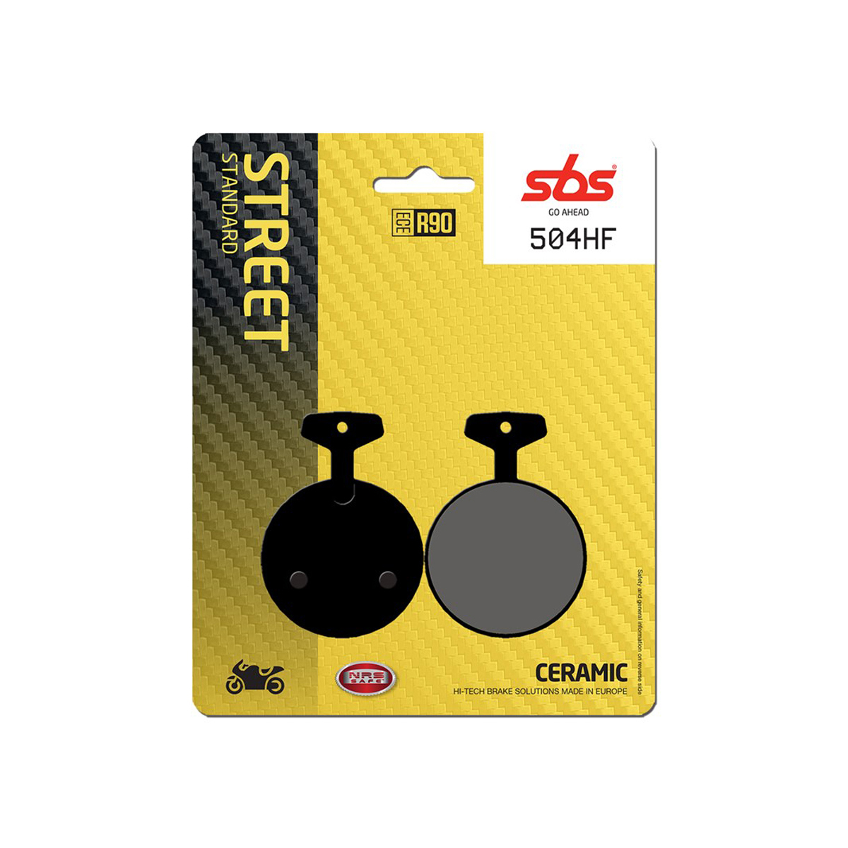 Set pastiglie freno anteriori SBS serie HF per YAMAHA RD 350 1973-1979