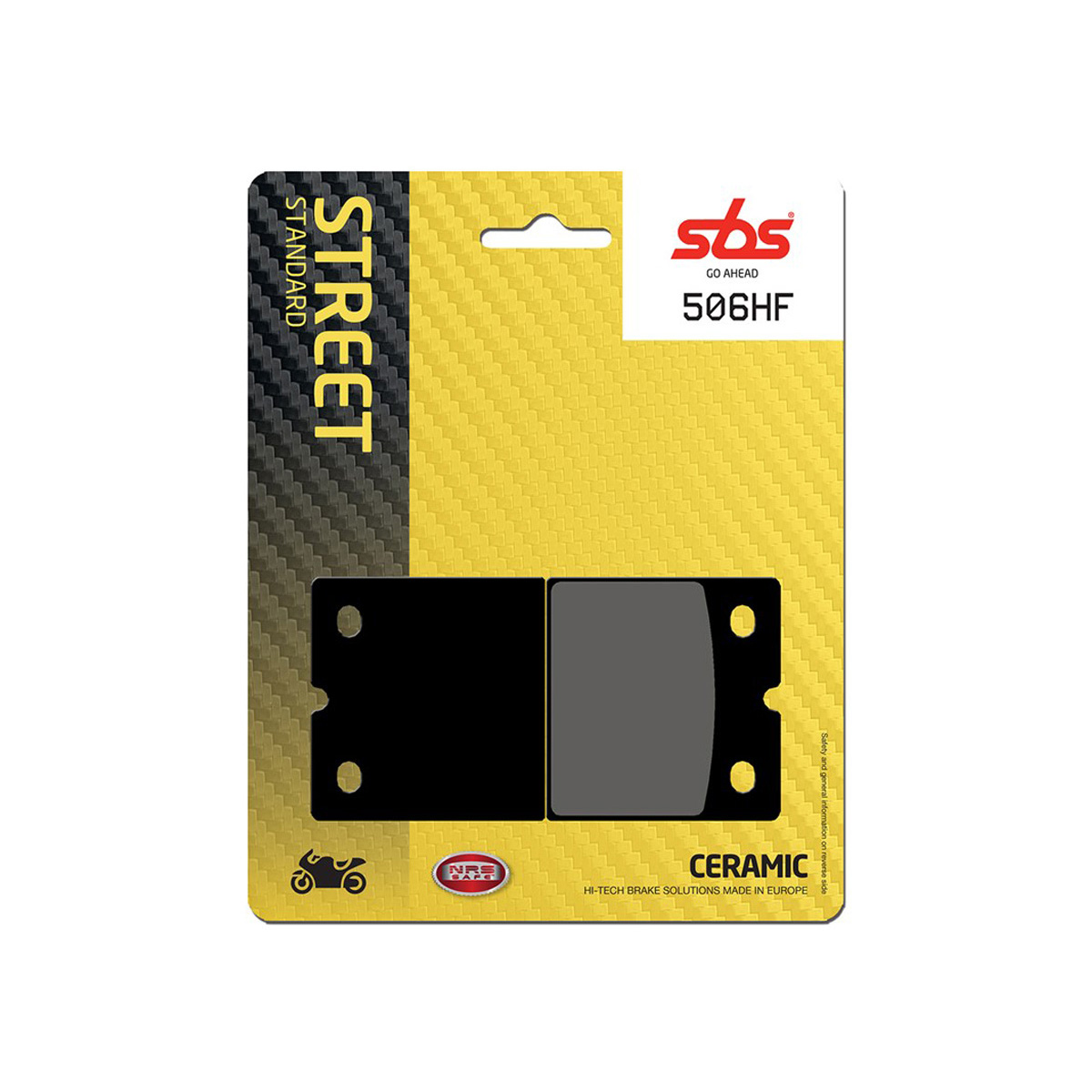 Set pastiglie freno anteriori SBS serie HF per MOTO GUZZI STRADA 1000 1993-1994
