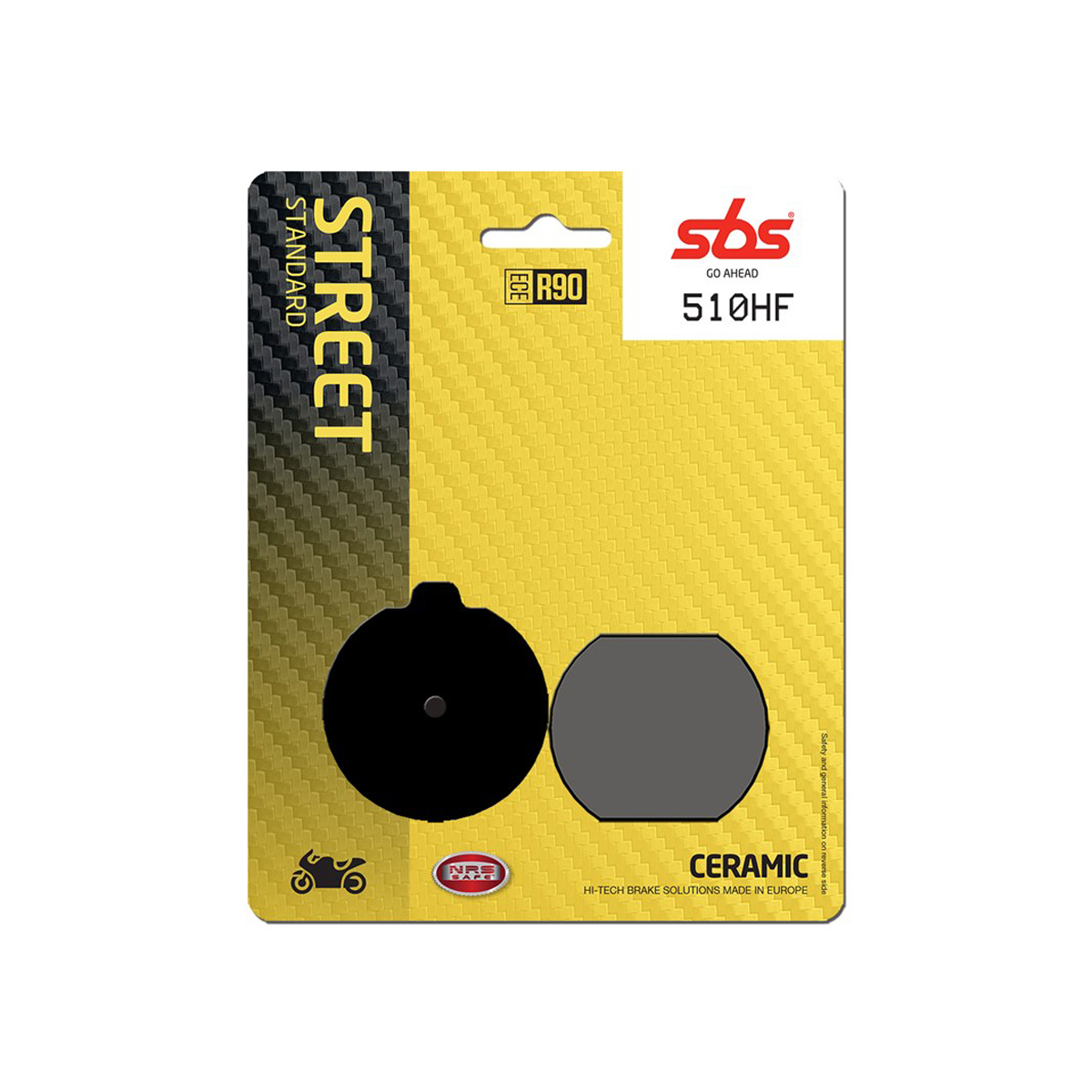 Set pastiglie freno anteriori SBS serie HF per KAWASAKI Z 650 1977-1980