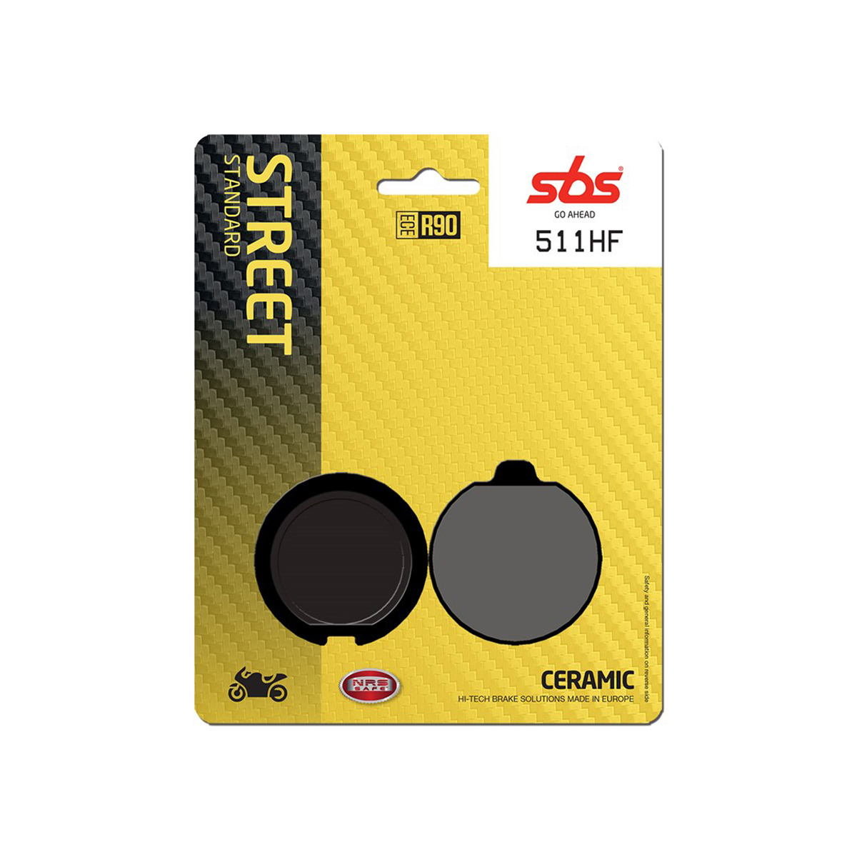 Set pastiglie freno anteriori SBS serie HF per SUZUKI GS 750 1977-1979