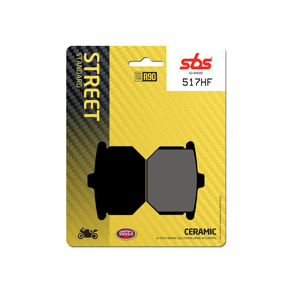 Set pastiglie freno posteriori SBS serie HF per HONDA CBX 1000 1978-1980