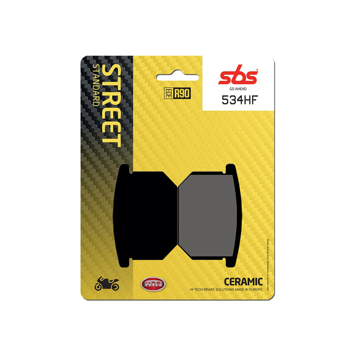 Set pastiglie freno anteriori SBS serie HF per SUZUKI GS 550 1977-1978 E