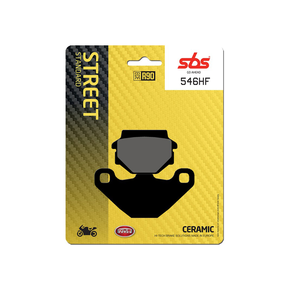 Set pastiglie freno anteriori SBS serie HF per KAWASAKI KX 125 1983-1985