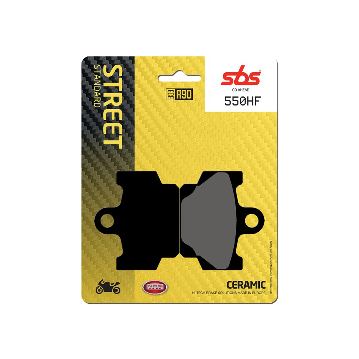 Set pastiglie freno anteriori SBS serie HF per YAMAHA XT 600 1982-1986