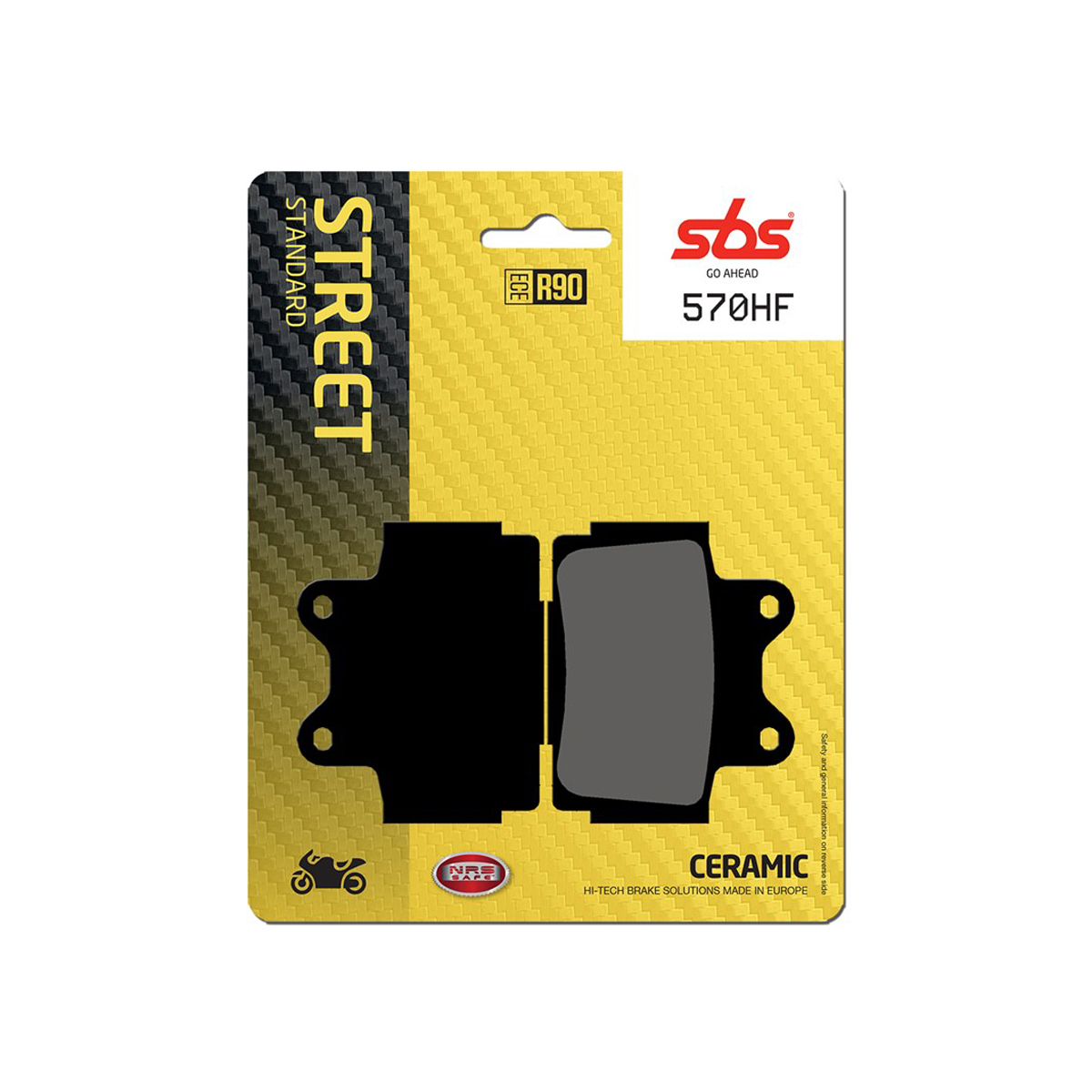 Set pastiglie freno posteriori SBS serie HF per YAMAHA XJ 600 DIVERSION 1992-1996