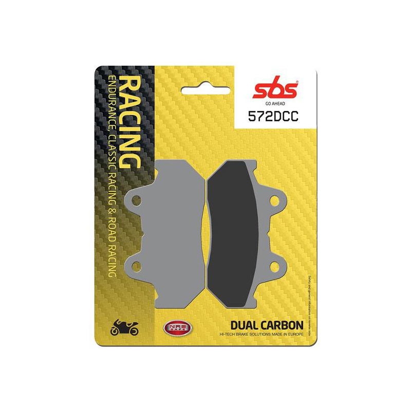 Set pastiglie freno anteriori SBS serie DCC per HONDA VF 1100 C MAGNA 1984-1986