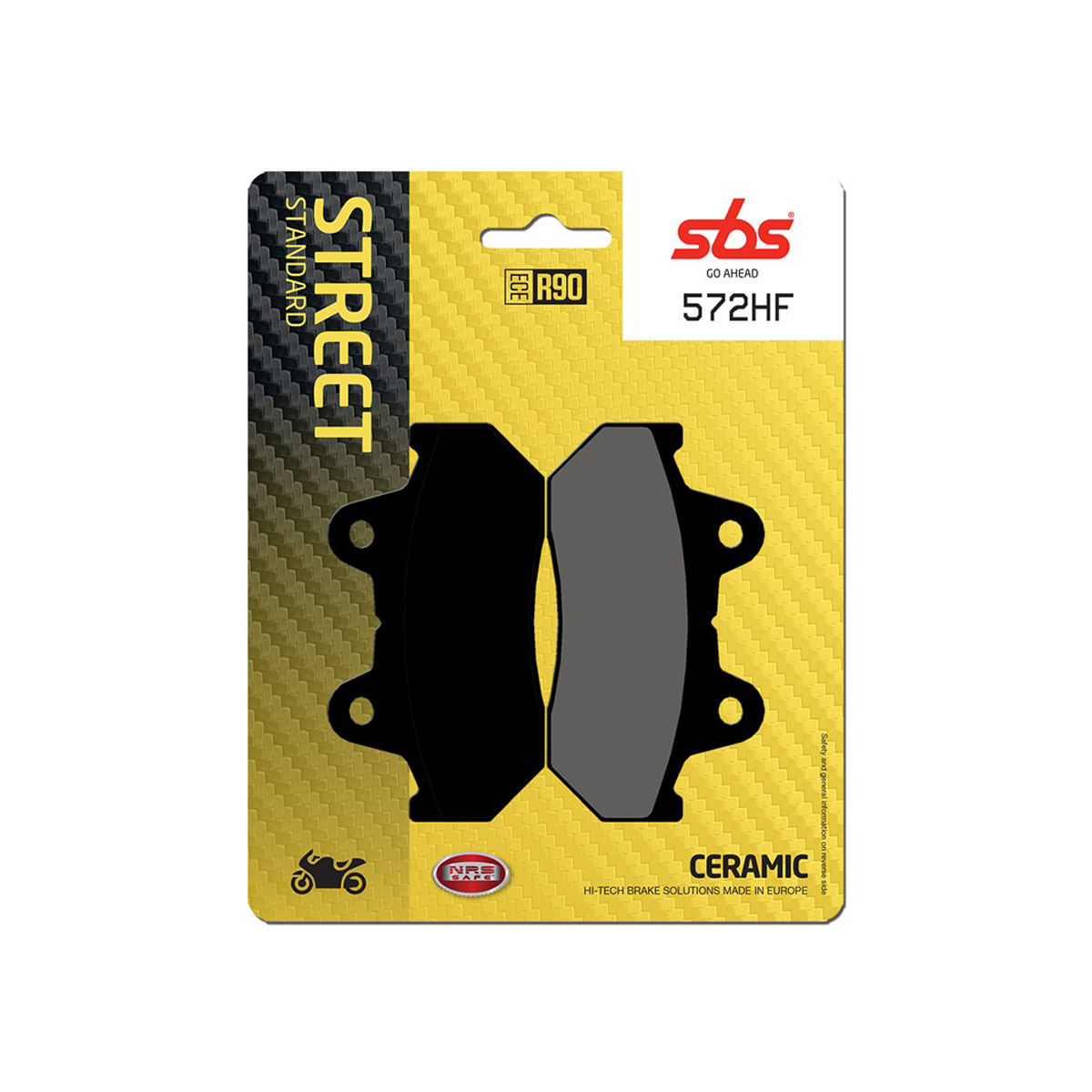 Set pastiglie freno anteriori SBS serie HF per HONDA CBX 1000 1981-1982