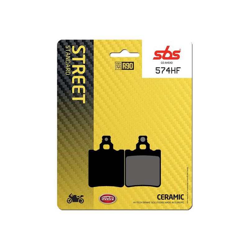 Set pastiglie freno posteriori SBS serie HF per KTM 65 SX 2000-2001