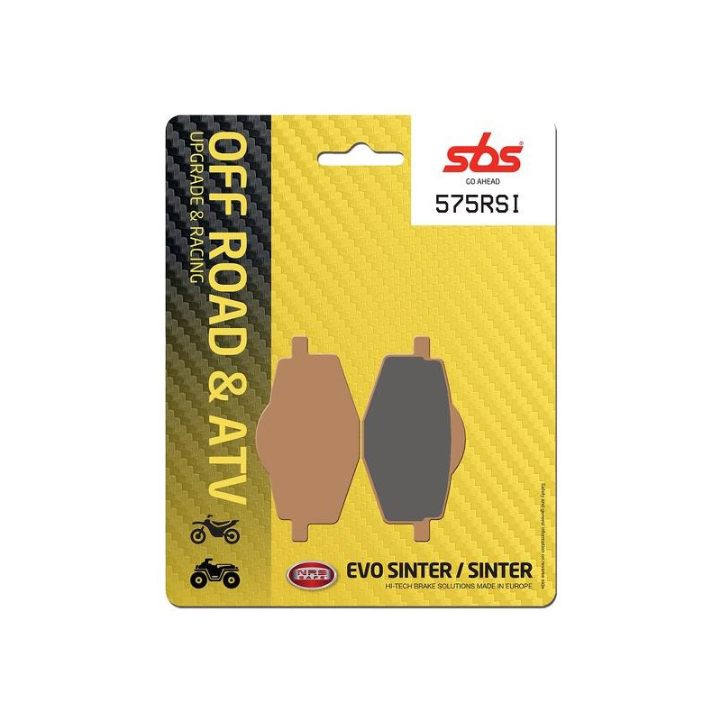 Set pastiglie freno posteriori SBS serie RSI per YAMAHA TT 600 1990-1992