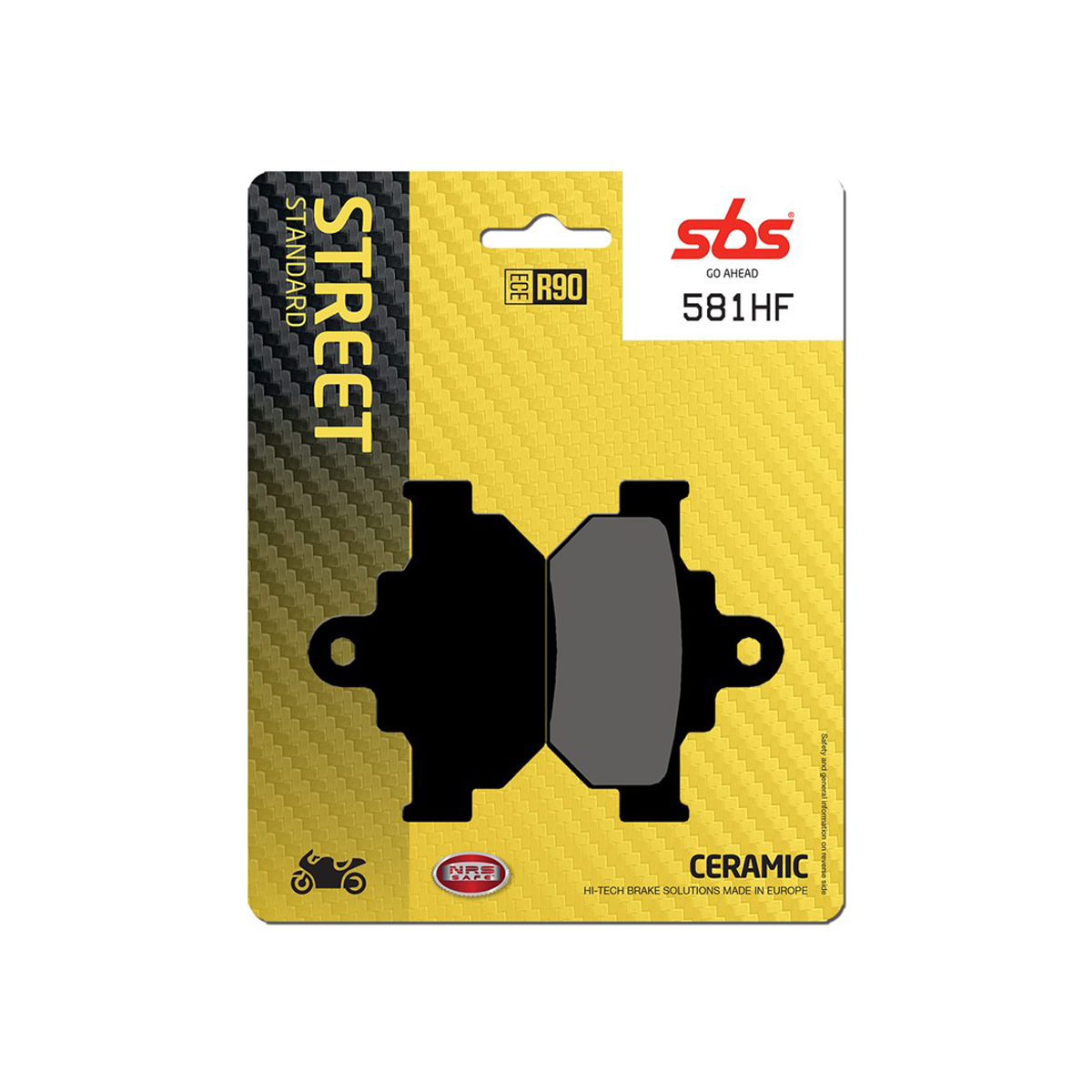 Set pastiglie freno anteriori SBS serie HF per SUZUKI LS 650 SAVAGE 1986-2000