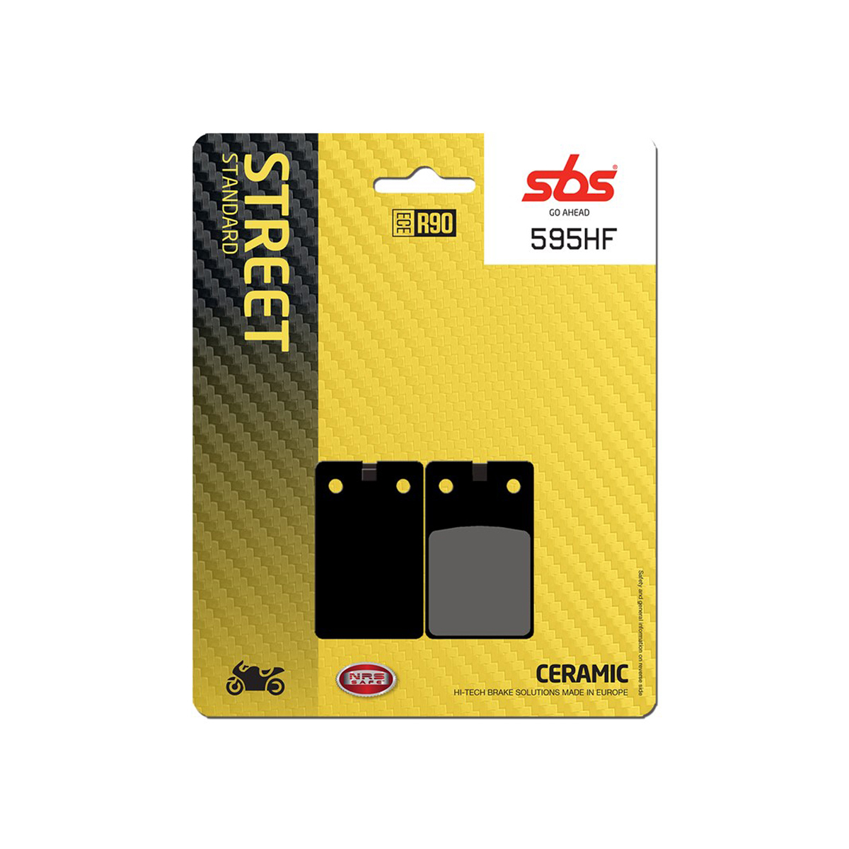 Set pastiglie freno anteriori SBS serie HF per MALAGUTI F12 PHANTOM 50 LC 1994-1998