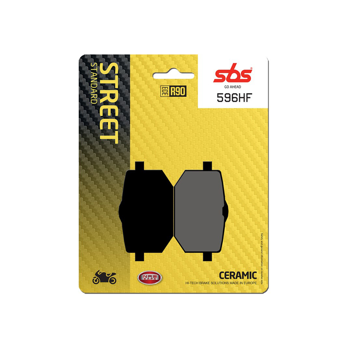 Set pastiglie freno anteriori SBS serie HF per YAMAHA XT 600 Z TENERE' 1986-1992