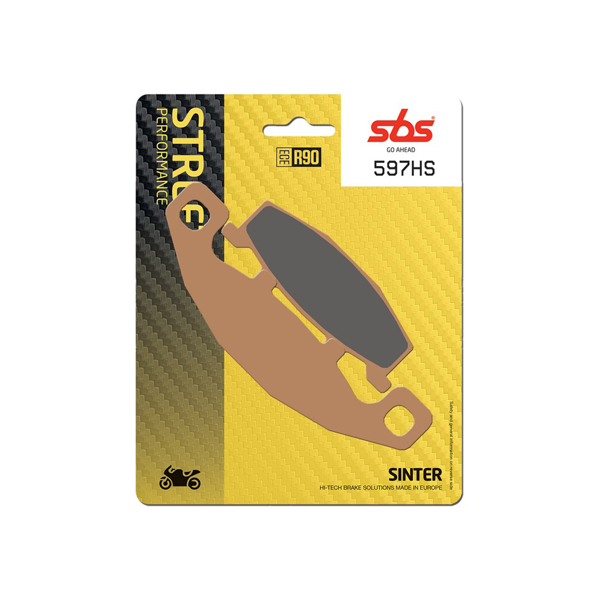 Set pastiglie freno anteriori SBS serie HS per KAWASAKI ER 5 1997-2000