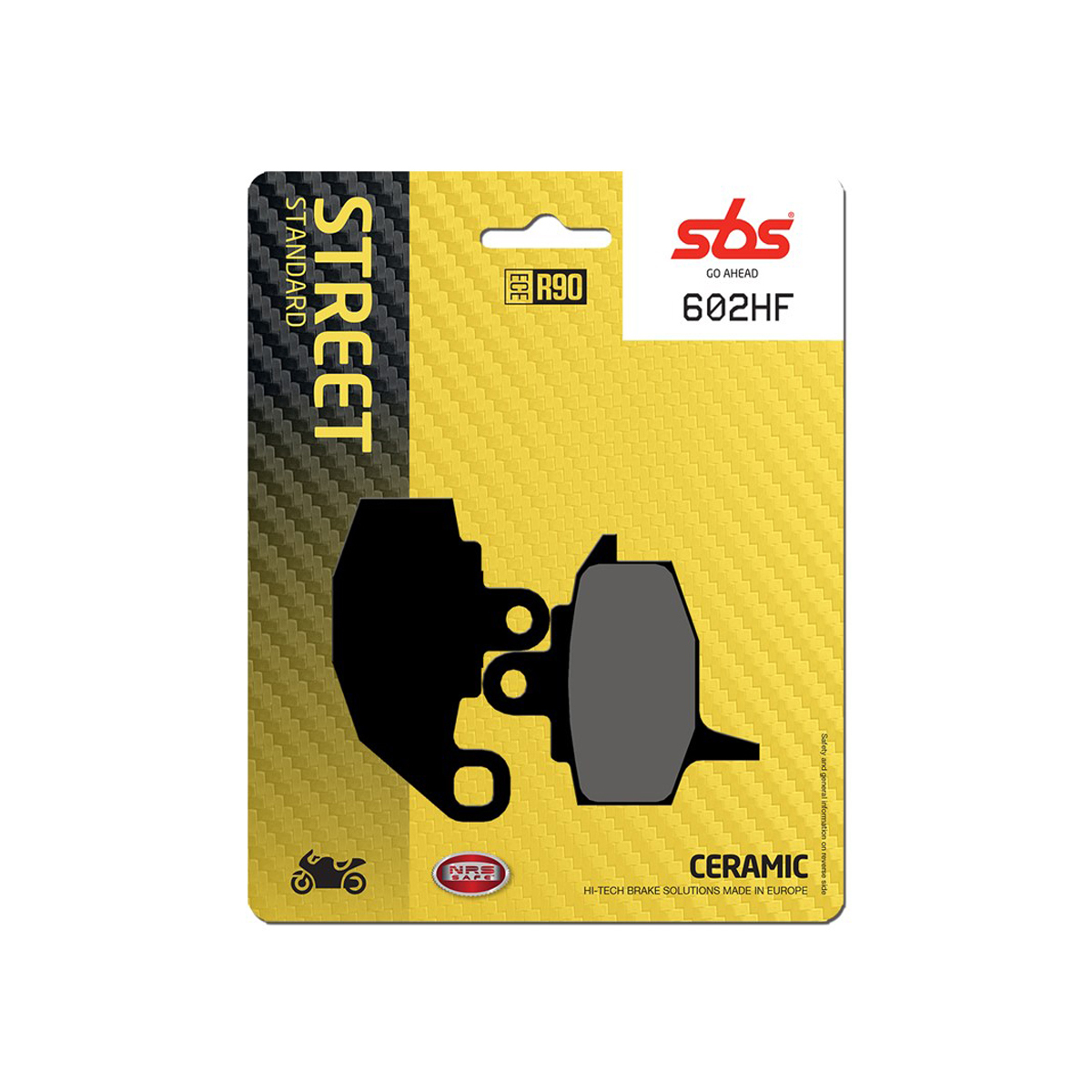 Set pastiglie freno anteriori SBS serie HF per KAWASAKI KX 500 1987-1988