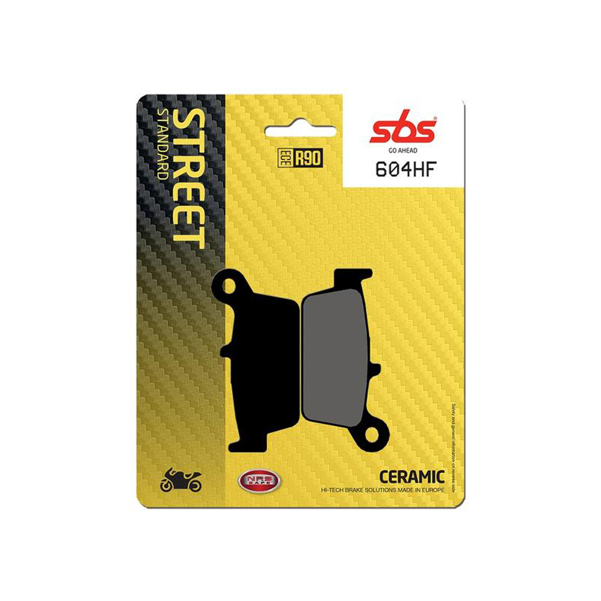 Set pastiglie freno posteriori SBS serie HF per KAWASAKI KX 125 1995-2008