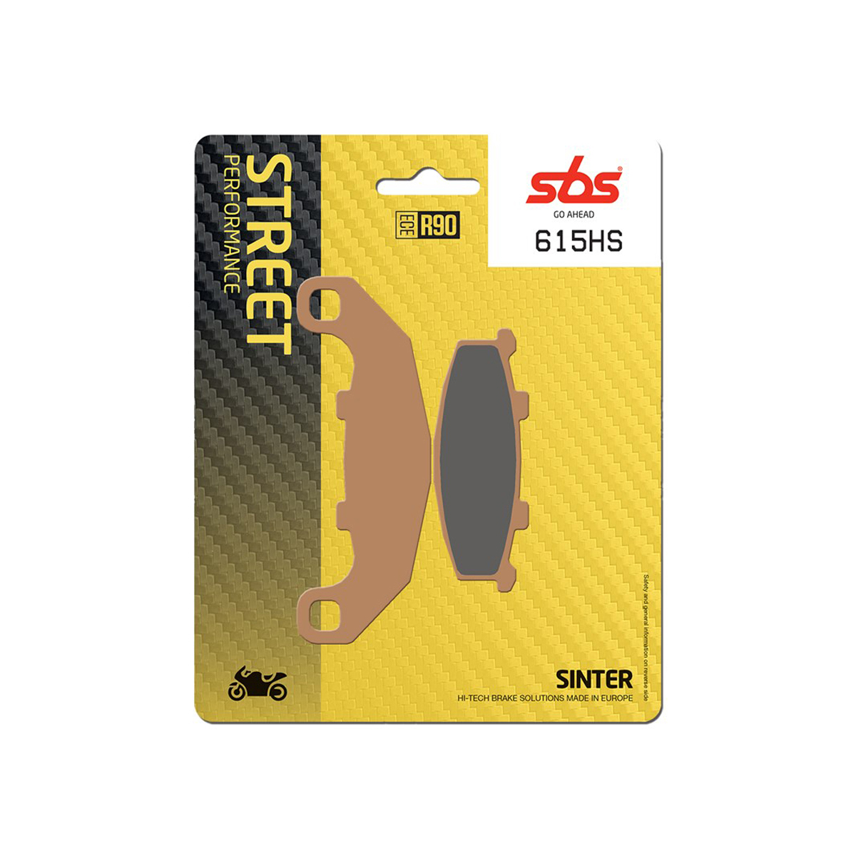 Set pastiglie freno anteriori SBS serie HS per KAWASAKI GPZ 500 S 1994-2005