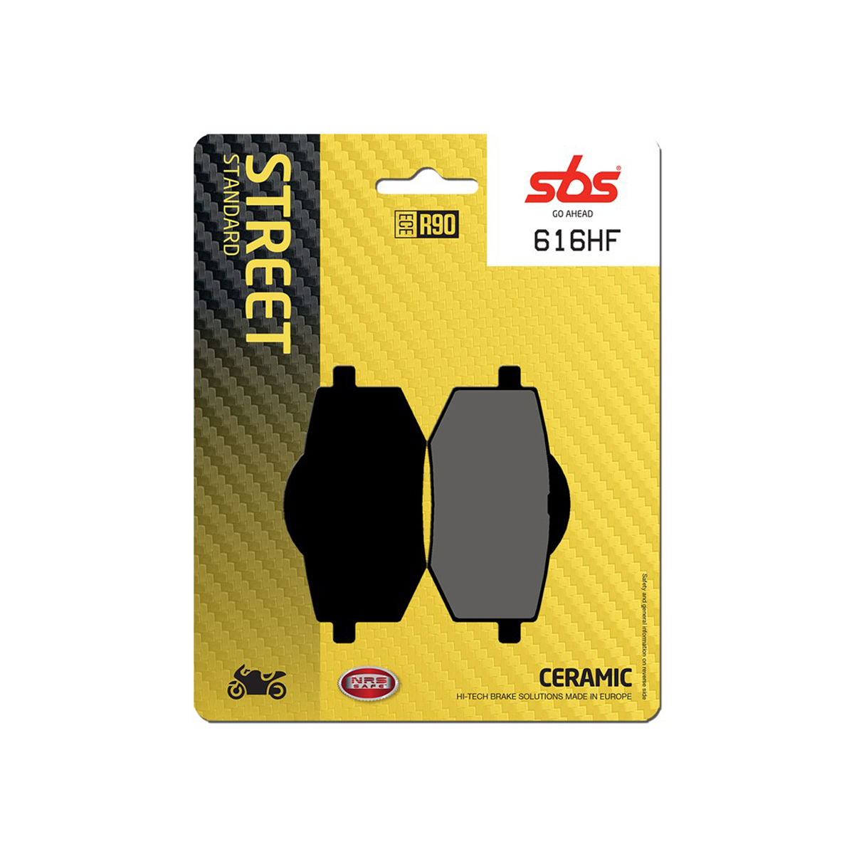 Set pastiglie freno anteriori SBS serie HF per YAMAHA XV 535 VIRAGO 1988-1994