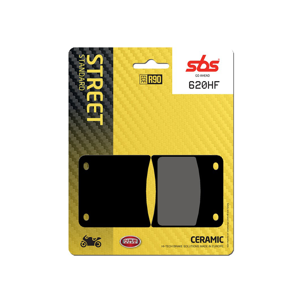 Set pastiglie freno posteriori SBS serie HF per SUZUKI VX 800 INTRUDER 1990-1997