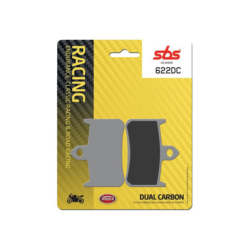 Set pastiglie freno anteriori SBS serie DC per HONDA CB 900 HORNET 2001-2006