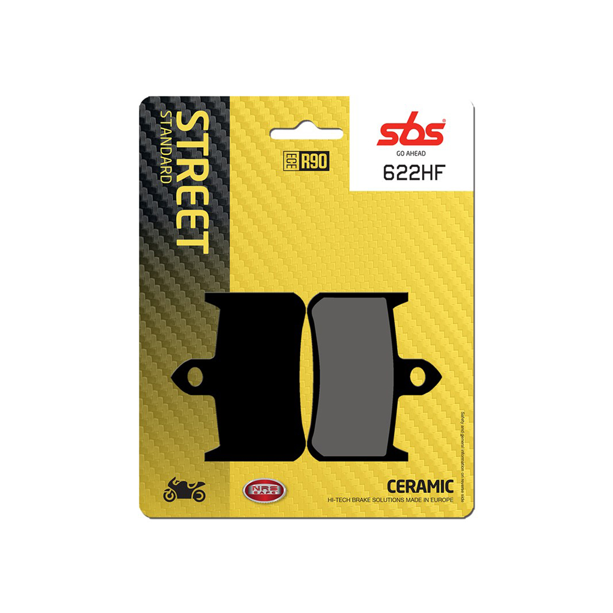 Set pastiglie freno anteriori SBS serie HF per HONDA CB 900 HORNET 2001-2006
