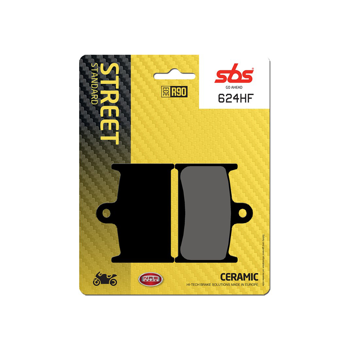 Set pastiglie freno anteriori SBS serie HF per TRIUMPH SPRINT ST 1050 2005-2016