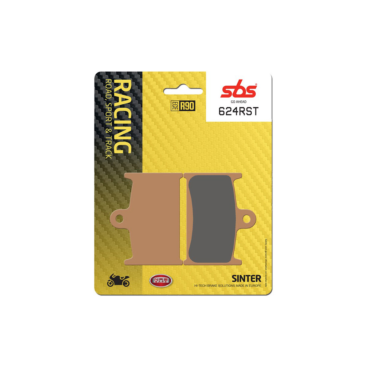 Set pastiglie freno anteriori SBS serie RST per TRIUMPH SPRINT GT 1050 2010-2015
