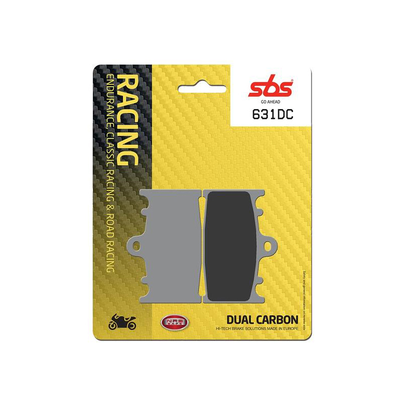 Set pastiglie freno anteriori SBS serie DC per KAWASAKI VN 2000 2008-2011