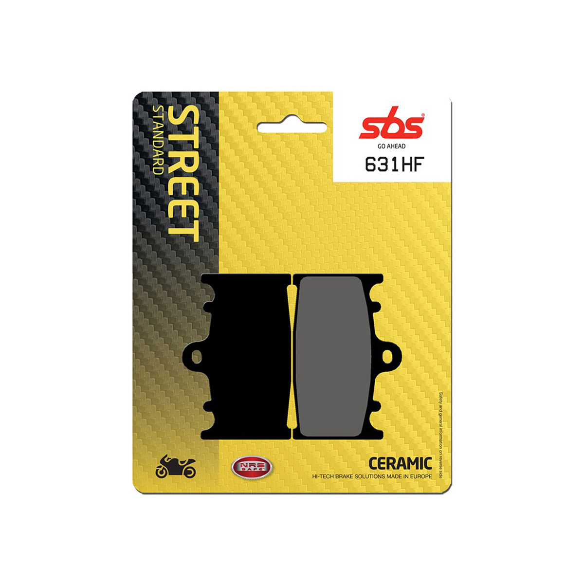 Set pastiglie freno anteriori SBS serie HF per HUSABERG 650 FS E 2001-2005