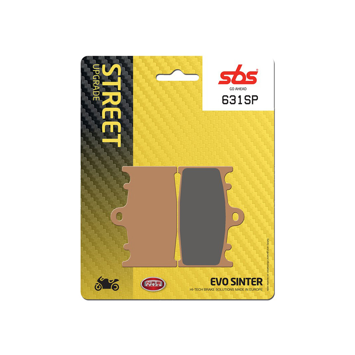 Set pastiglie freno anteriori SBS serie SP per HUSABERG 650 FS C 2001-2004