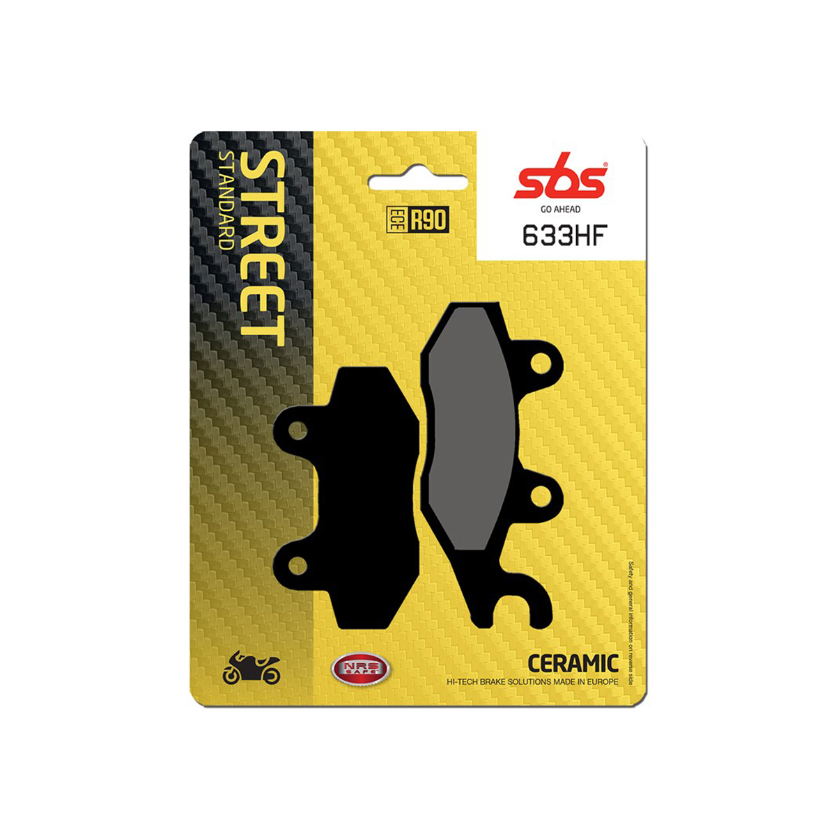 Set pastiglie freno posteriori SBS serie HF per TRIUMPH TROPHY 1200 1996-2003