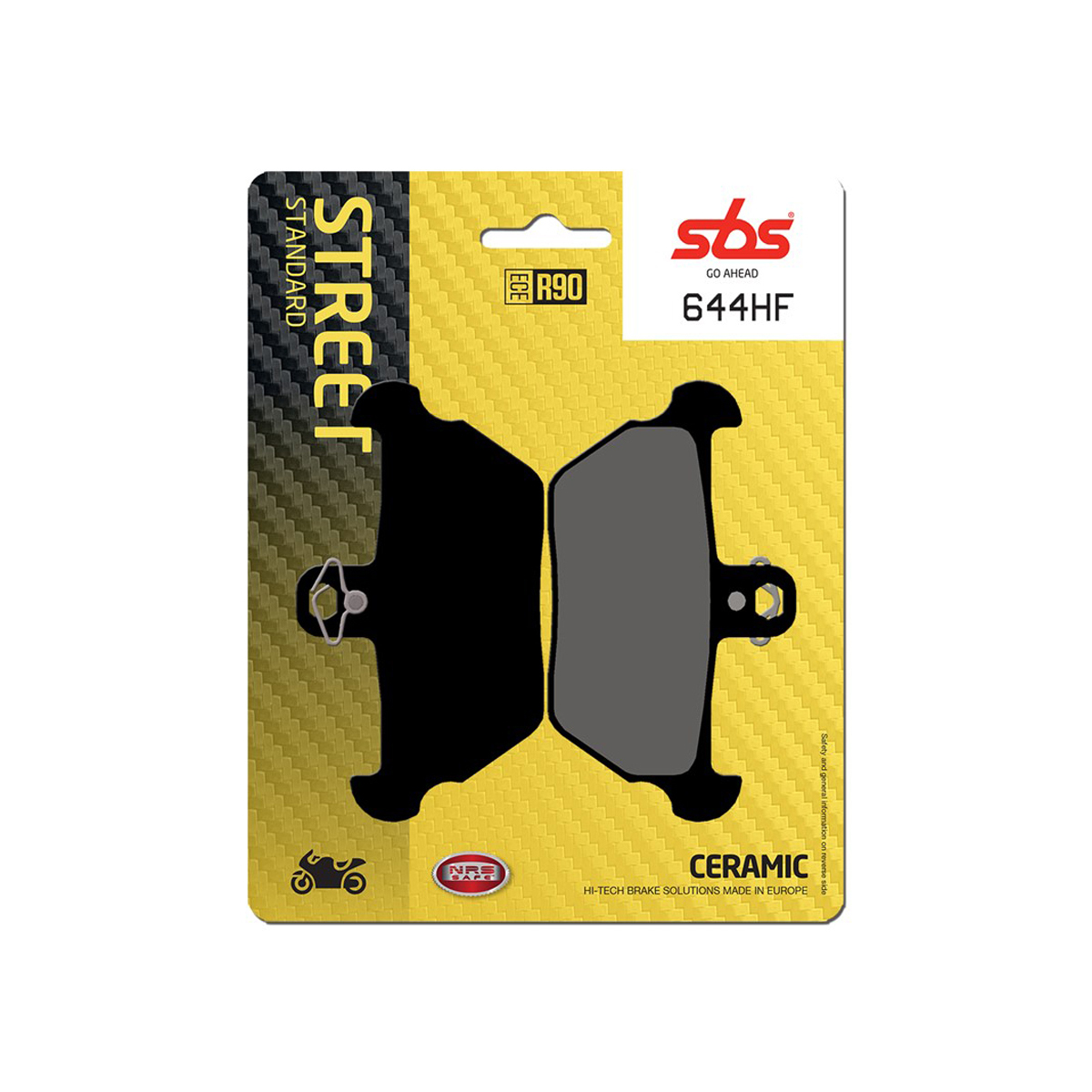 Set pastiglie freno anteriori SBS serie HF per BMW K 1100 RS 1992-1996