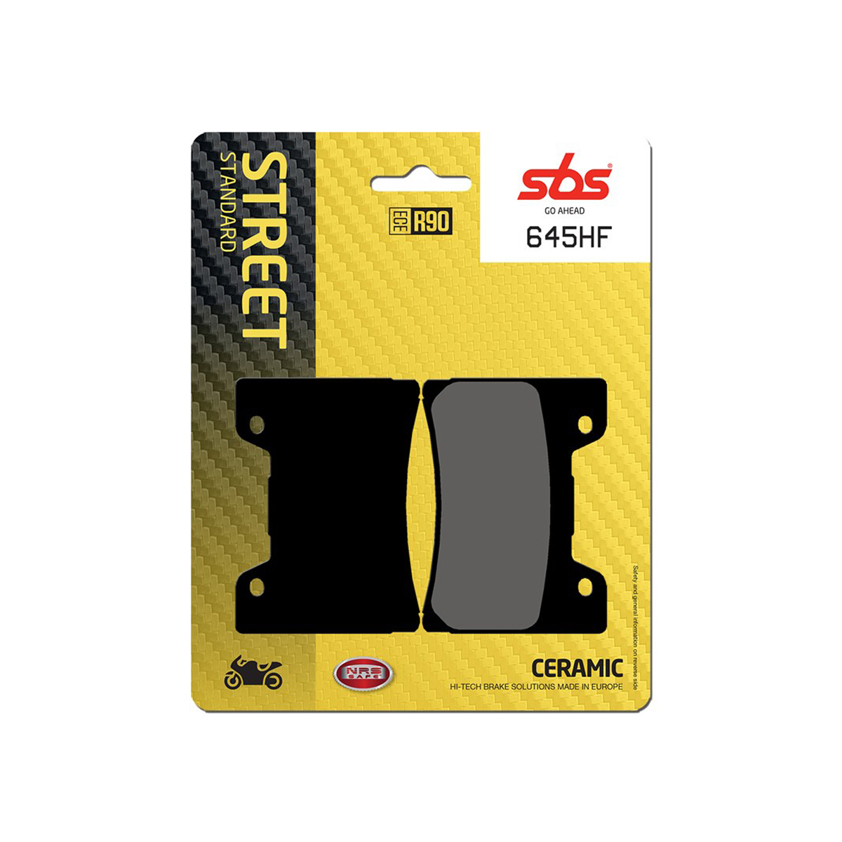 Set pastiglie freno anteriori SBS serie HF per YAMAHA XJ 900 1987-1994